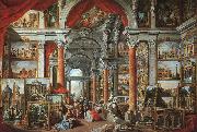 Giovanni Paolo Pannini Picture Gallery with Views of Modern Rome china oil painting reproduction